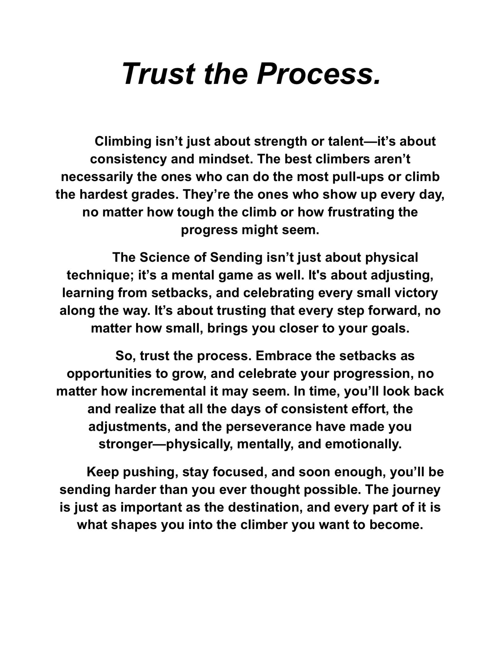 THE BEGINNERS GUIDE TO CLIMBING PROGRESSION - By Iain Cook